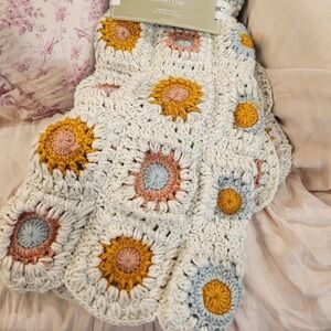 Shabby Chic Crochet Throw